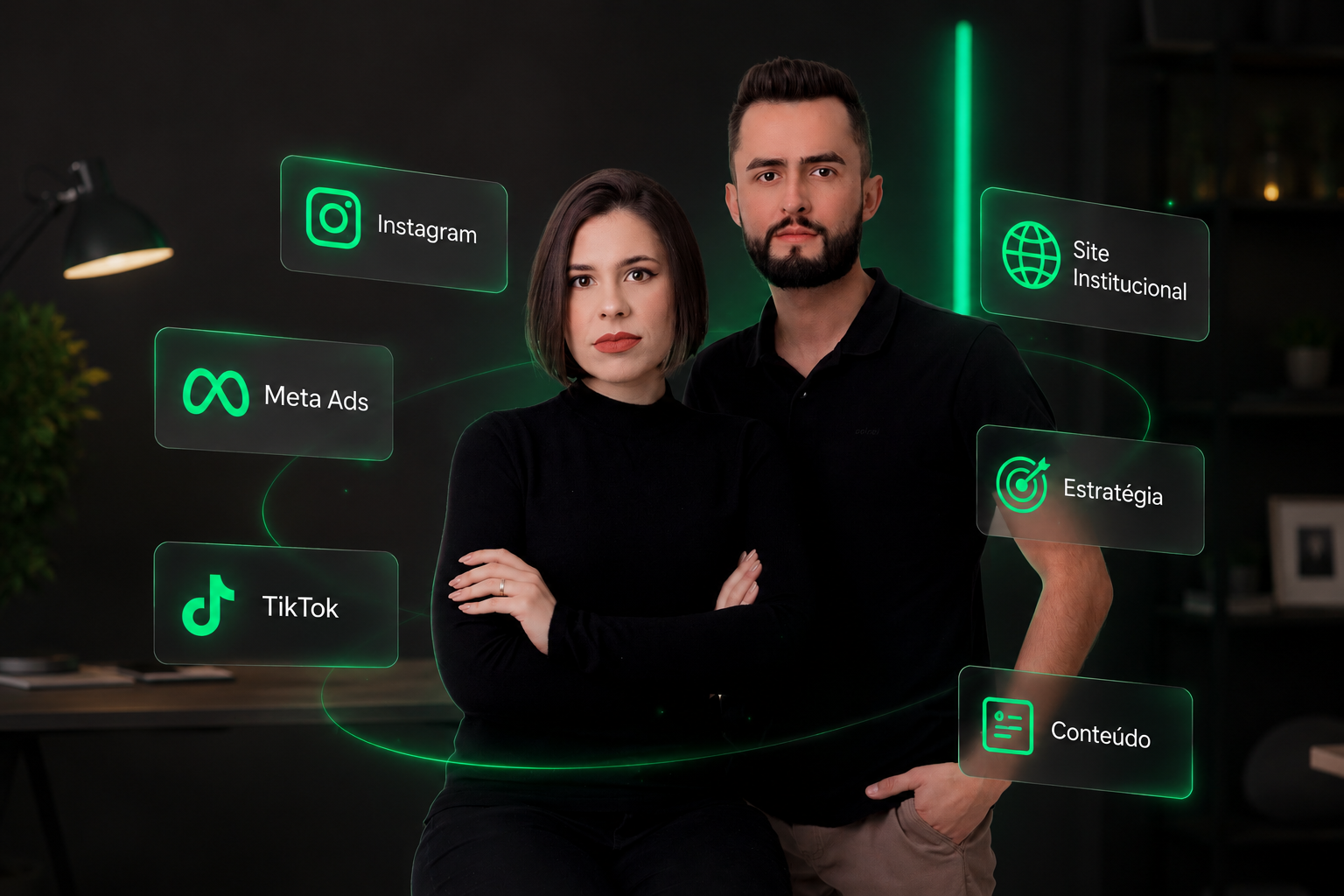 Equipe Full Studio em seu estúdio